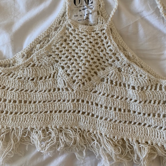 One Teaspoon Festival Crochet Crop Top - Picture 2 of 2